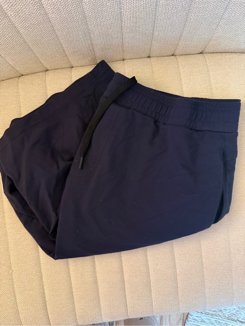 Navy Drawstring Waist Shorts - public rec